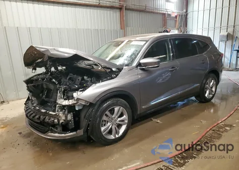2022 Acura Mdx z USA, uszkodzony, nr VIN 5J8YE1H35NL024326